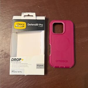 Brand New OtterBox Defender Pro MagSafe Case for iPhone 16 Pro - Magenta
